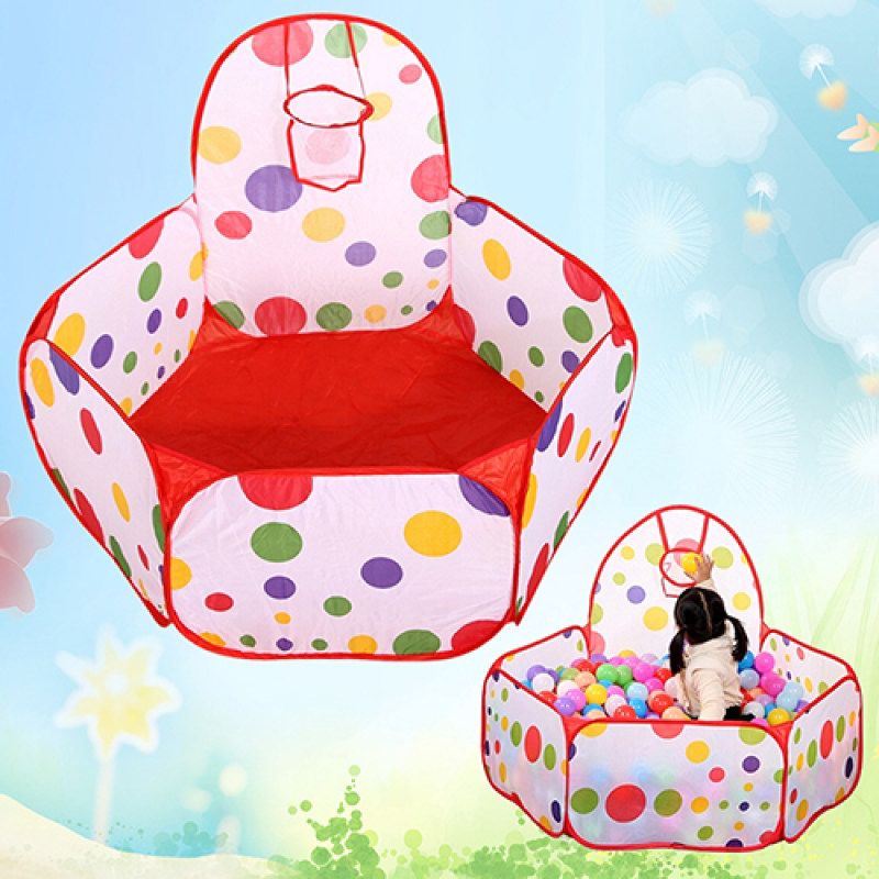 Children Kids Ocean Ball Pit Pool Game Play Hoop Indoor-
