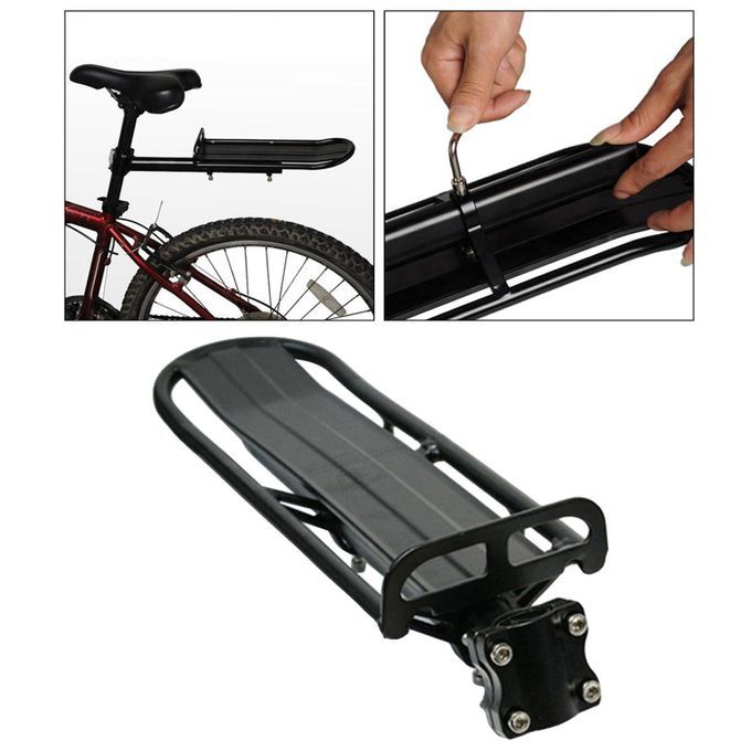 Bike Rear Rack Seat Pannier Cargo Carrier Mount 10kg Capacity