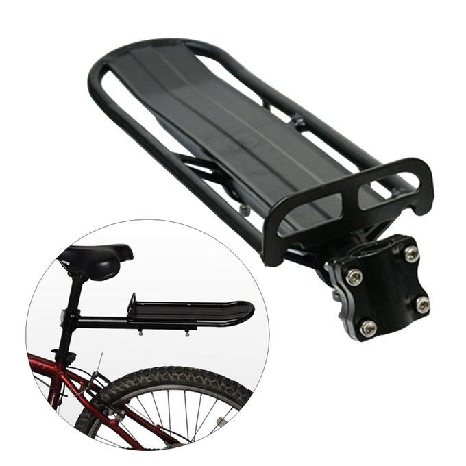 Bike Rear Rack Seat Pannier Cargo Carrier Mount 10kg Capacity