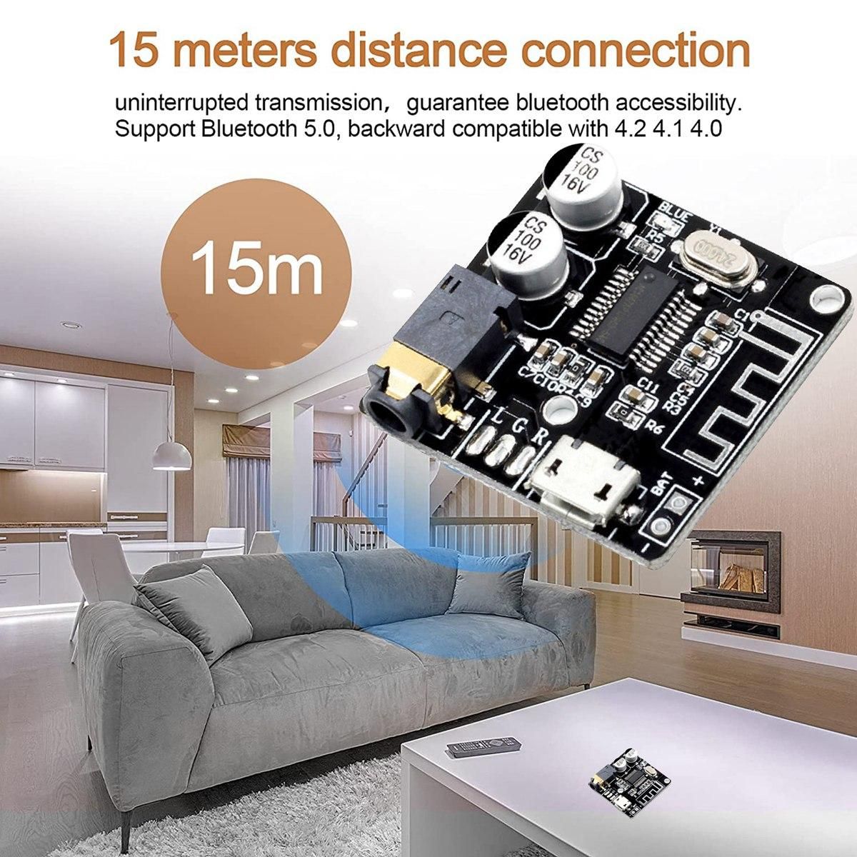 BT5.0 Audio Receiver MP3 Bluetooth Decoder