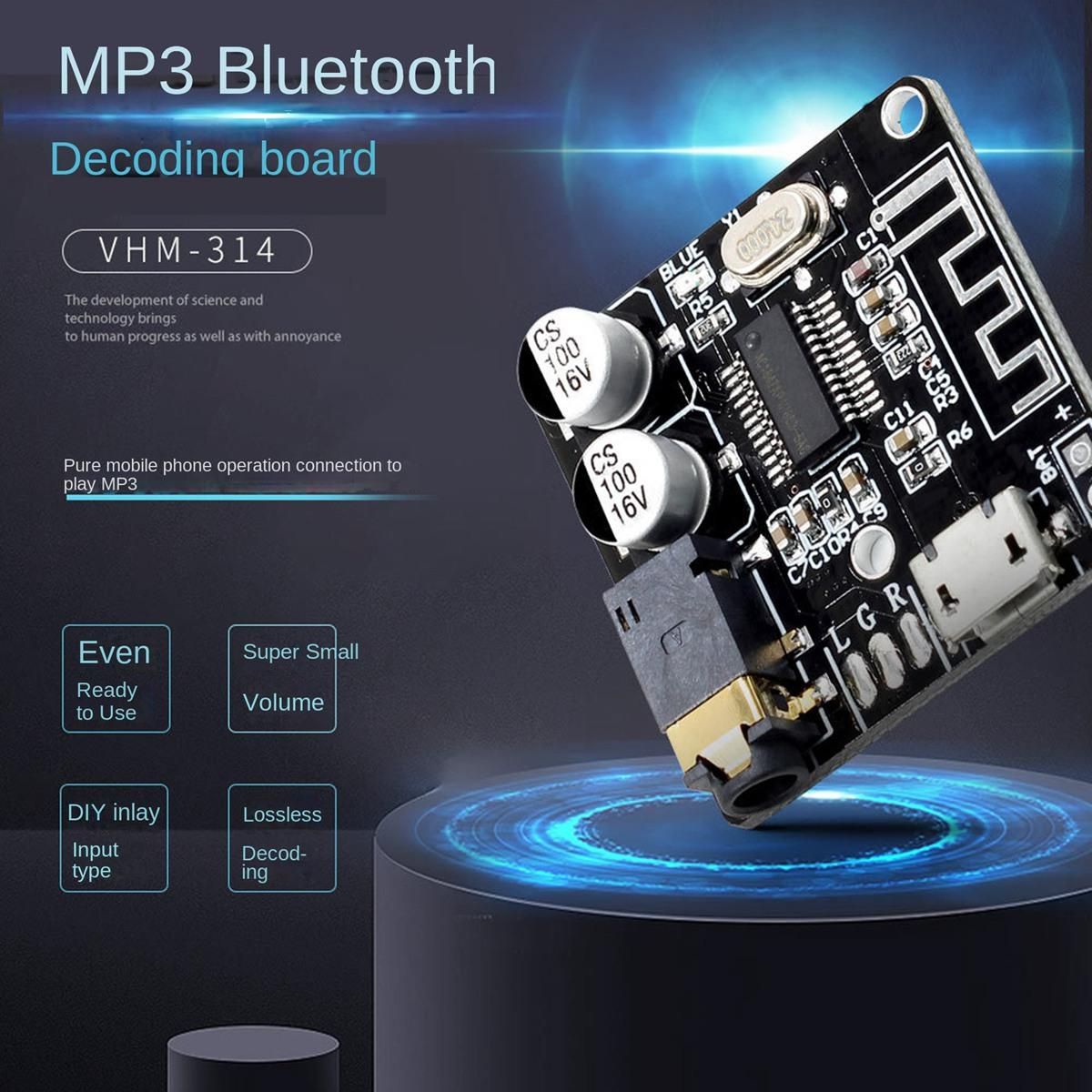 BT5.0 Audio Receiver MP3 Bluetooth Decoder