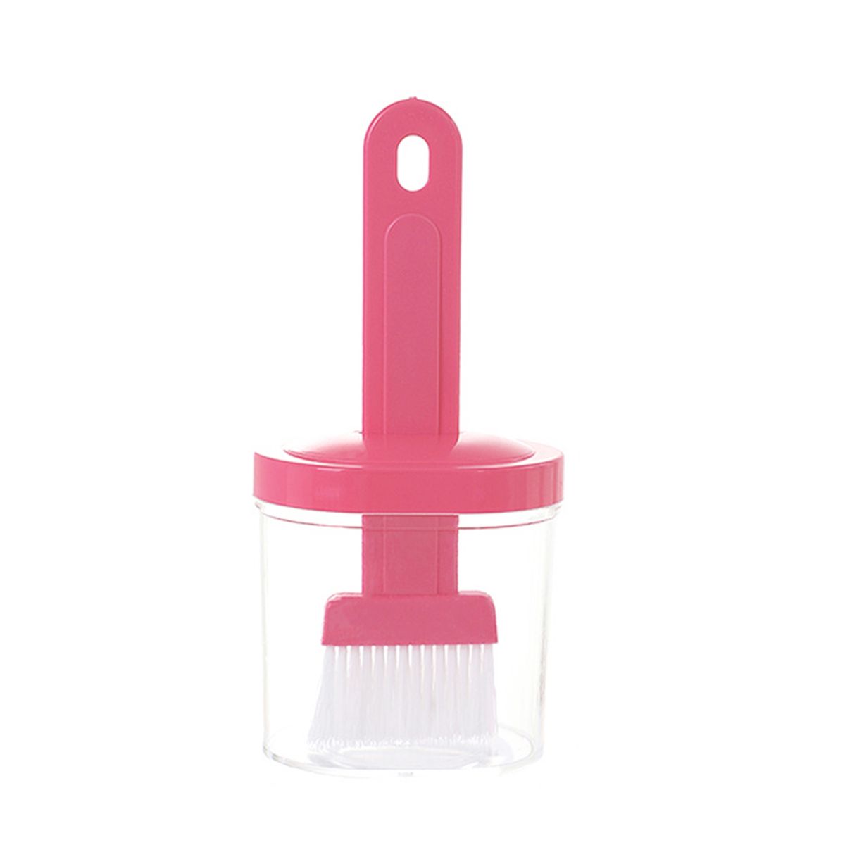 Oil Brush Bottle Flat Head Balanced Applying-Pink