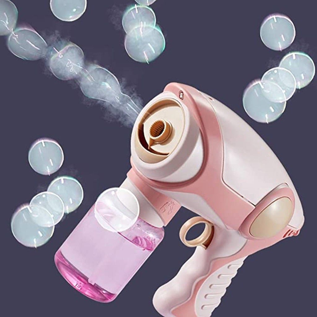 Smoke Fog Spray Bubble Machine Gun Cute Automatic