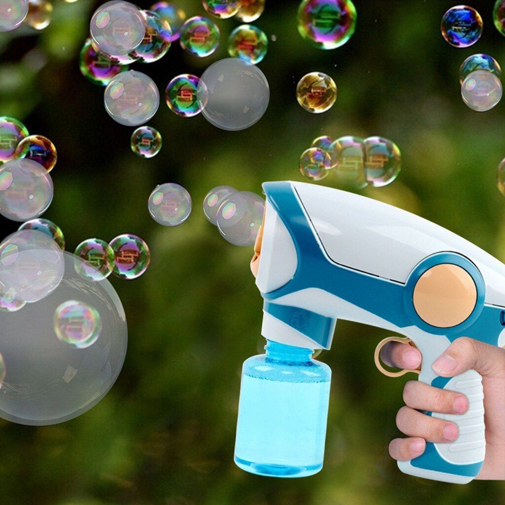 Smoke Fog Spray Bubble Machine Gun Cute Automatic