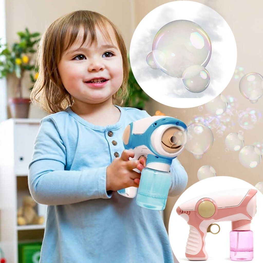 Smoke Fog Spray Bubble Machine Gun Cute Automatic