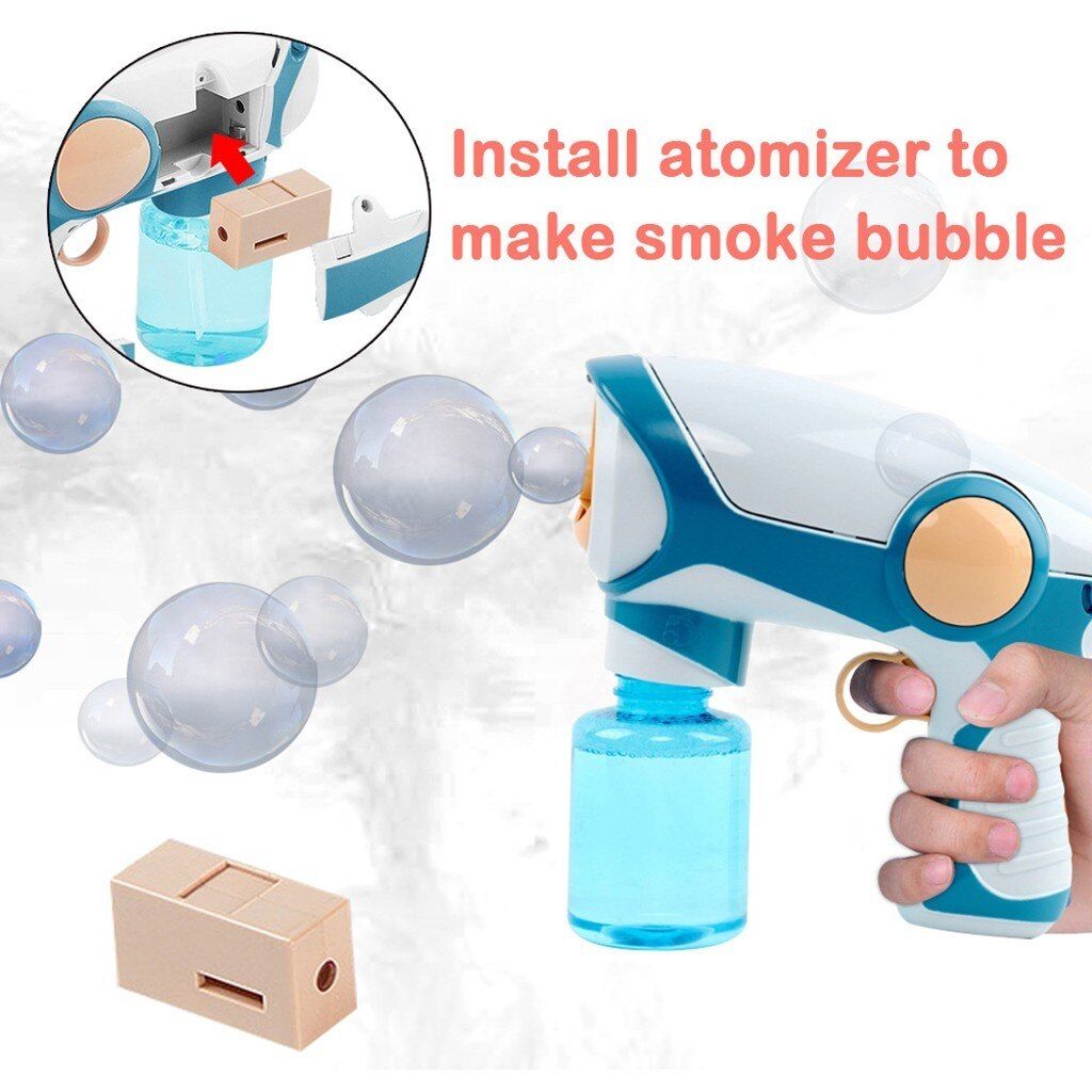 Smoke Fog Spray Bubble Machine Gun Cute Automatic