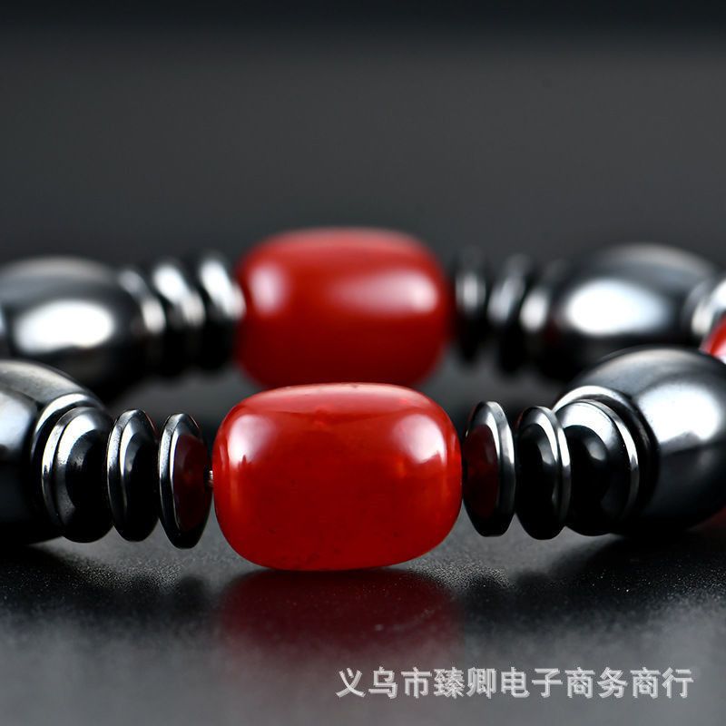 Brazilian Black Gallstone Magnetic Bracelet