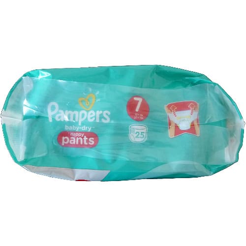Baby-dry Nappy Pants - Size 7 - 25 Counts