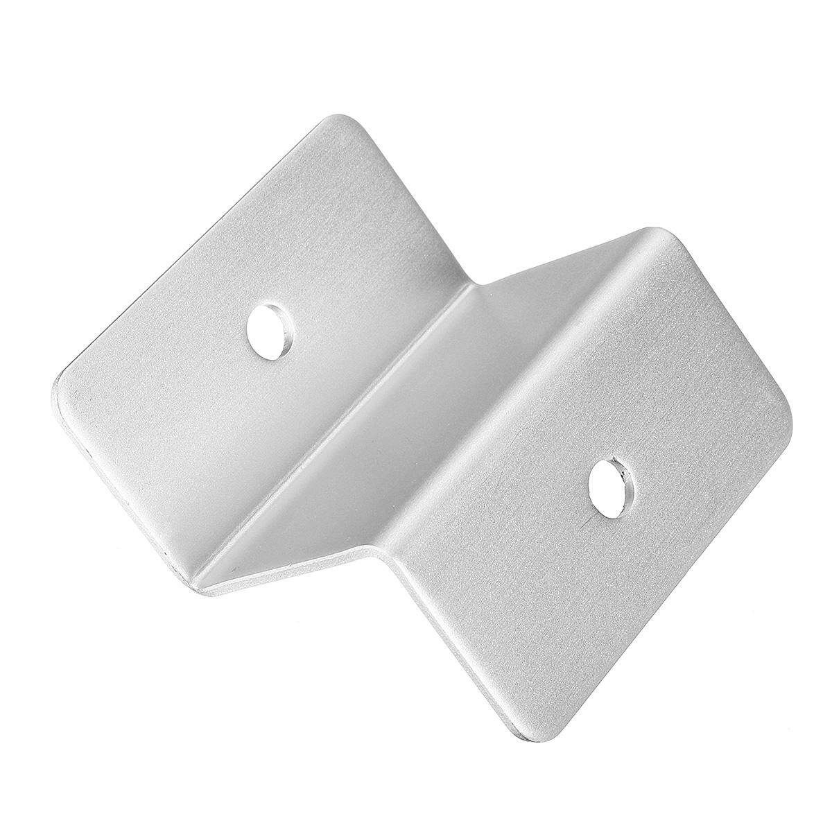 Z Type Aluminum Bracket 4PCS Aluminum Alloy Brackets With Matching Fasteners