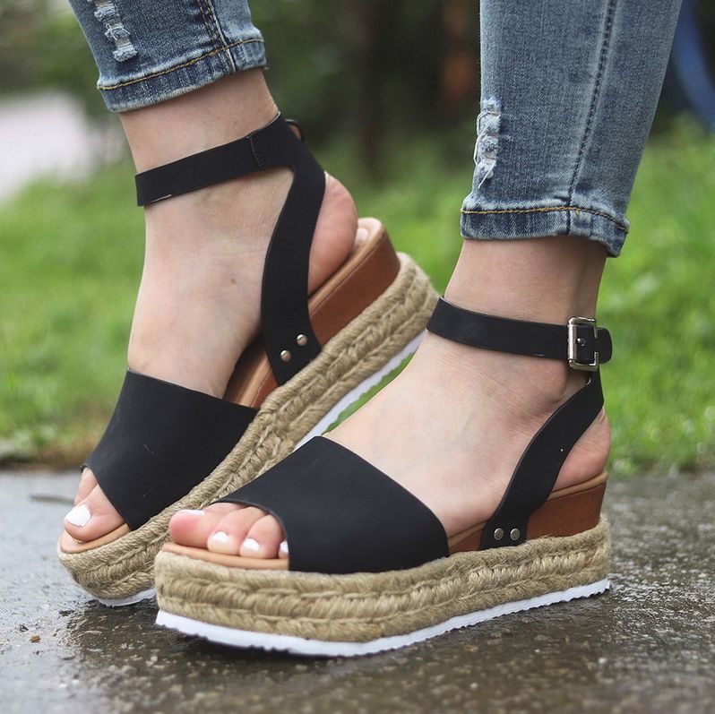 Women Wedges Shoes Pumps High Heels Summer Sandals