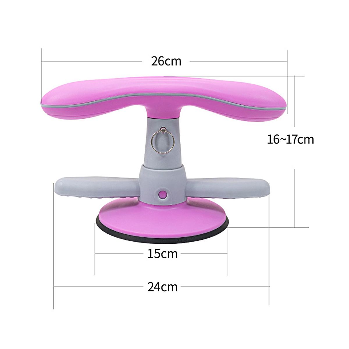 Sit-Up Exercise Bar Pressure Resistance Sit-Up Exercise Bar Pink