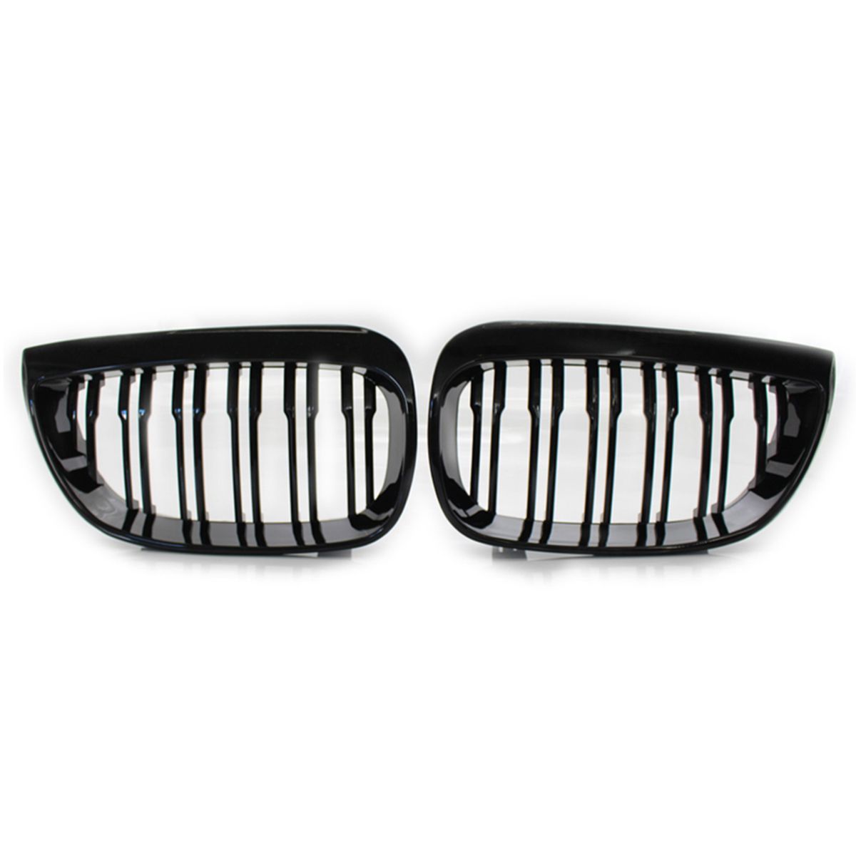 Pair Front Grille Grills Replacement For BMW 1 Series E81