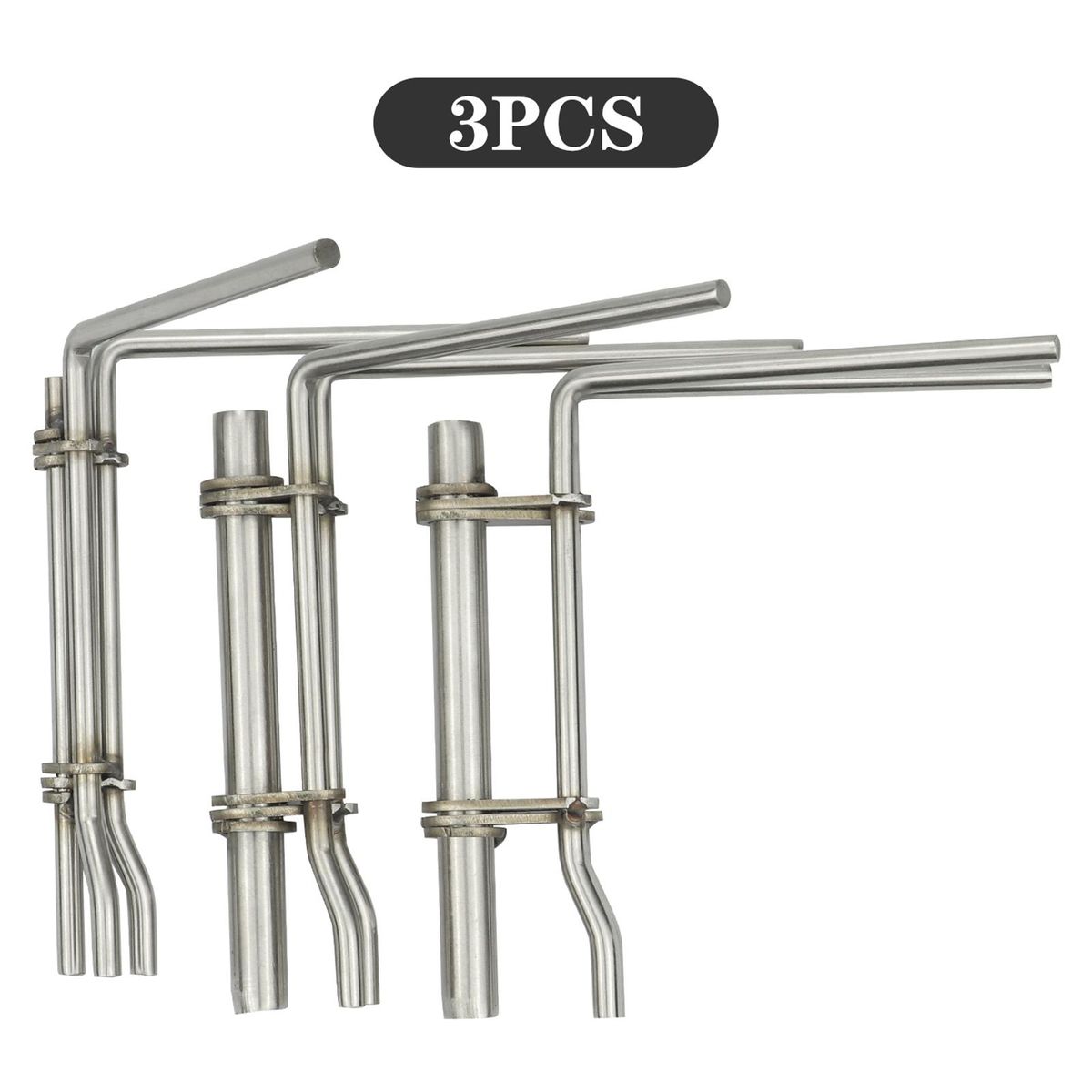Hydraulic Cylinder Piston Rod Seal Installation Tool, for U-Cup Seal Installer Tool Kit, Seal Twistor Tool Set- 3 PCS