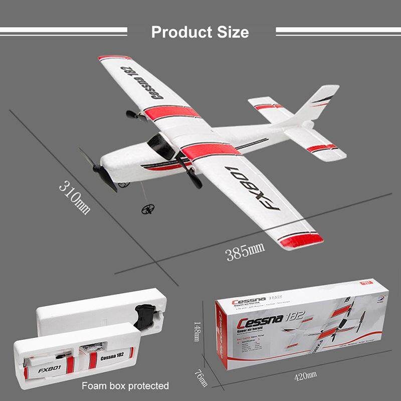FX801 RC Plane 2.4G 2CH Remote Control Wingspan Outdoor Toys