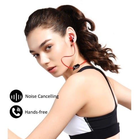 In-ear Neckband Mic Tf Card Support Magnetic Earphones