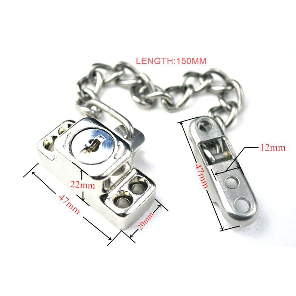 Adjustable Sliding Window Lock Aluminum Window Door Picture Frame Lock with Key for Home and Office