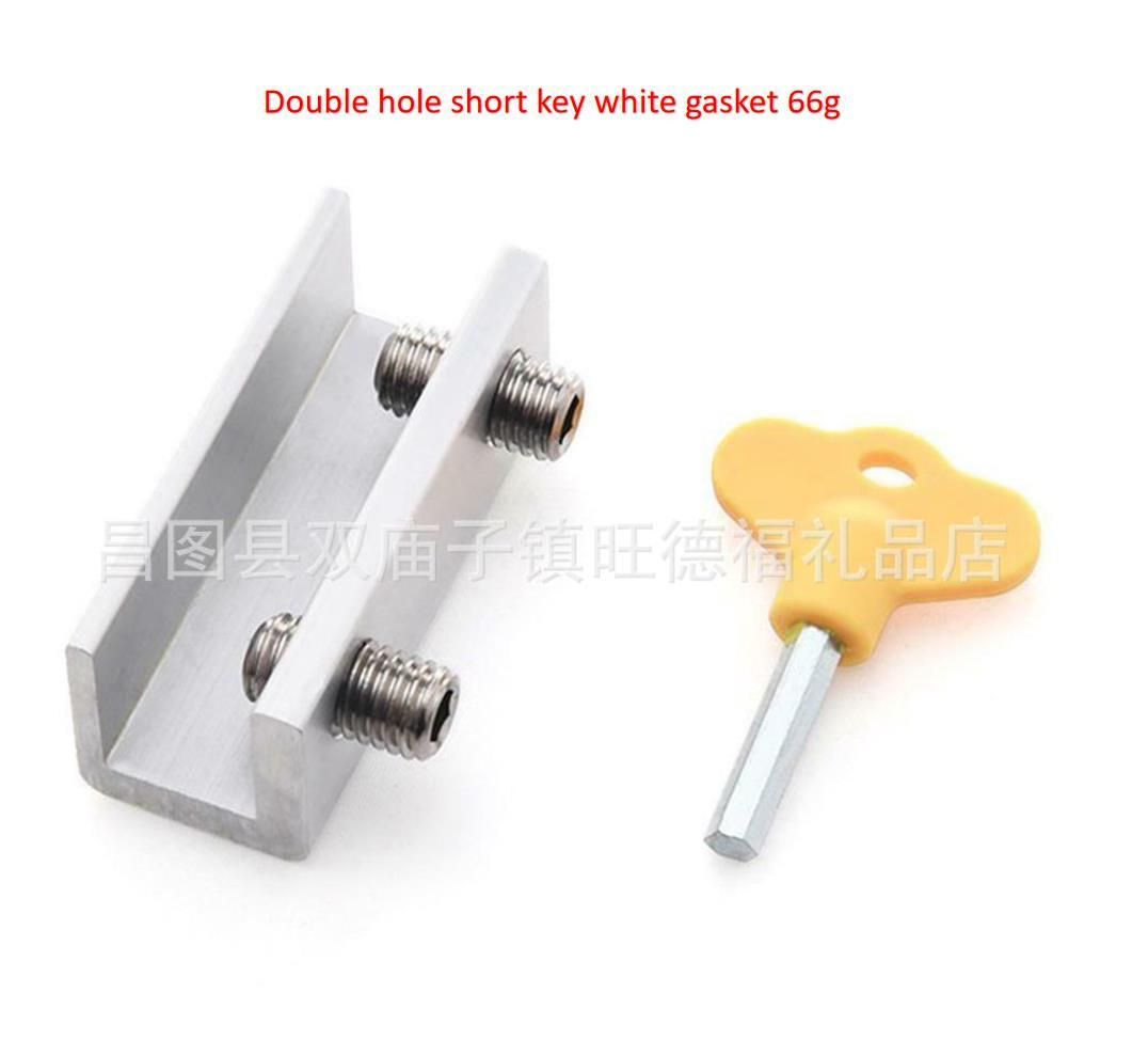 Adjustable Sliding Window Lock Aluminum Window Door Picture Frame Lock with Key for Home and Office