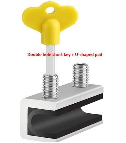 Adjustable Sliding Window Lock Aluminum Window Door Picture Frame Lock with Key for Home and Office