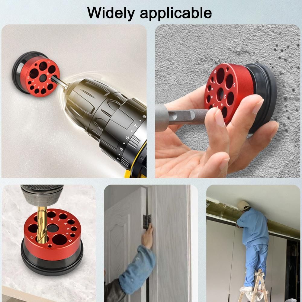 Aluminum Alloy Multi-aperture Dust Collection Box Household Drilling Dust Catcher Hand Drill Electric Hammer Dust Cover Dustproof Accessories