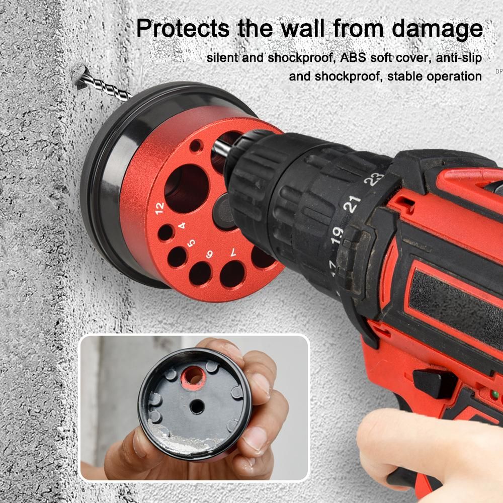 Aluminum Alloy Multi-aperture Dust Collection Box Household Drilling Dust Catcher Hand Drill Electric Hammer Dust Cover Dustproof Accessories