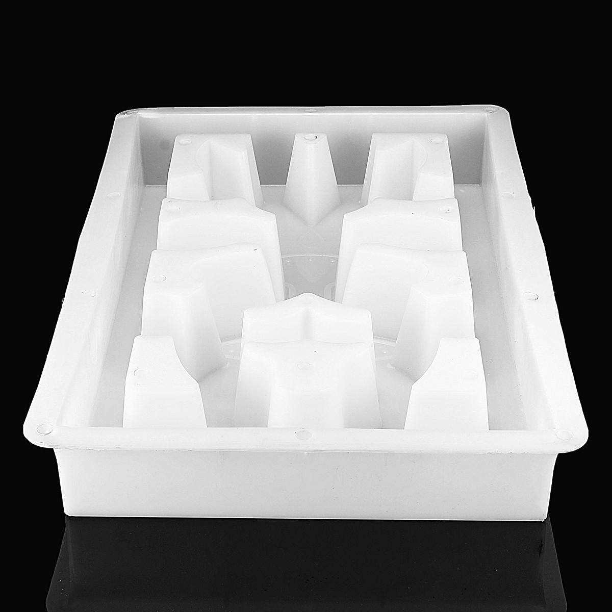 New Antique Window Flower Cemen Brick Plastic Mould Concrete Pool Fence 45*32cm