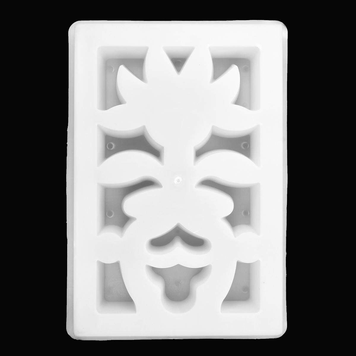New Antique Window Flower Cemen Brick Plastic Mould Concrete Pool Fence 45*32cm