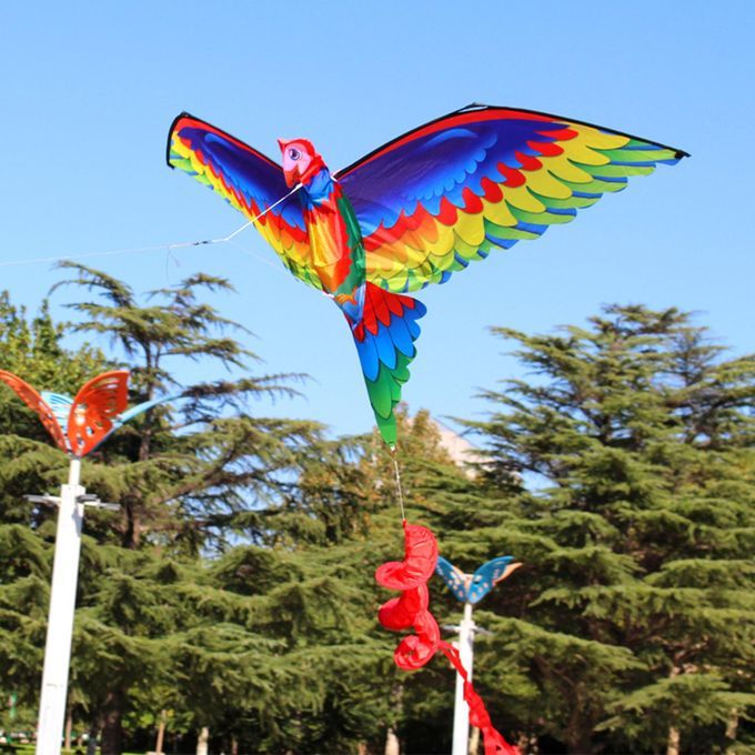 Kids Parrot Kite Beach Game Family Outdoor Games, Beach Kite For