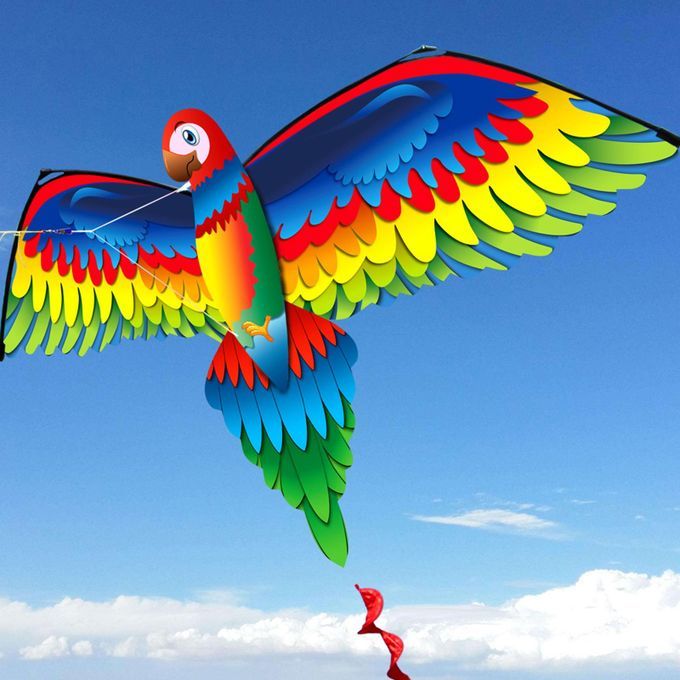 Kids Parrot Kite Beach Game Family Outdoor Games, Beach Kite For