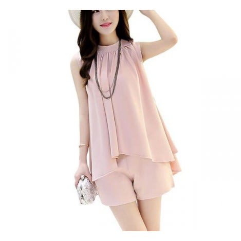Ladies 2pcs Chiffon Set