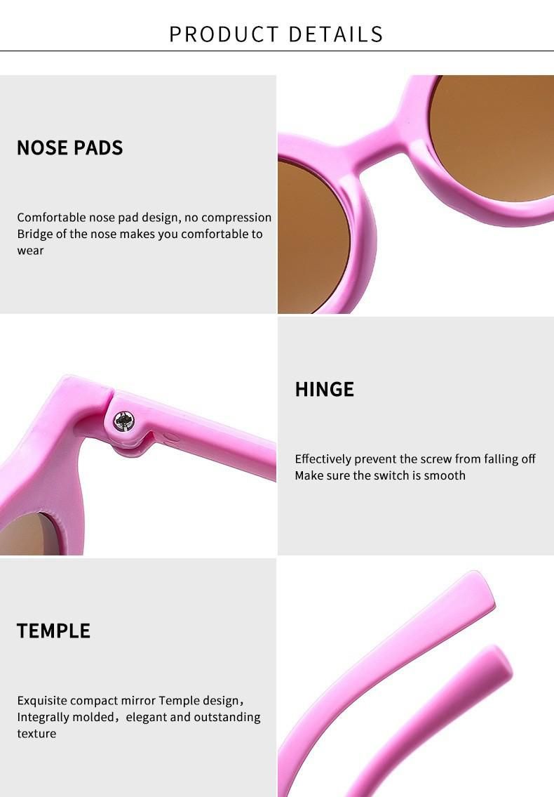 Kids Sunglasses Round Children's Sun Glasses