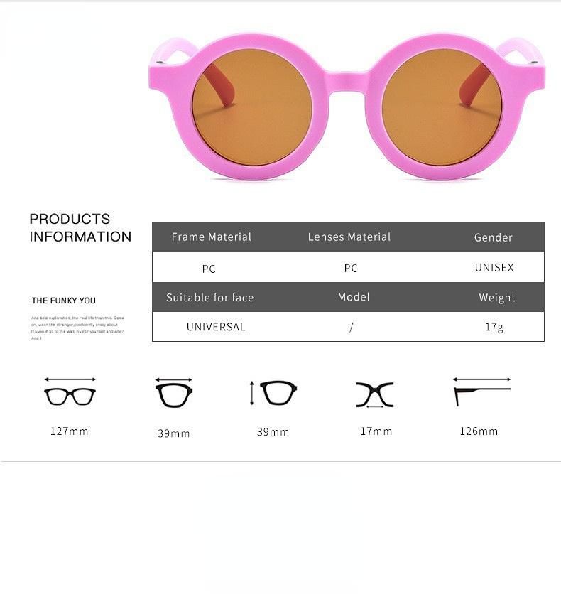 Kids Sunglasses Round Children's Sun Glasses