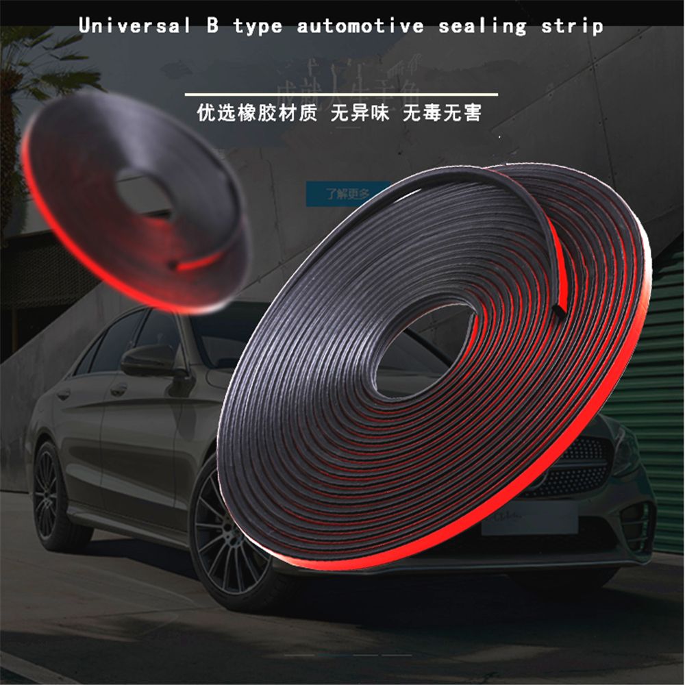 Car Double Layer Sealing Strip For Peugeot 206 207 208 307 308 406 407 508  3008-Fillers, Adhesives