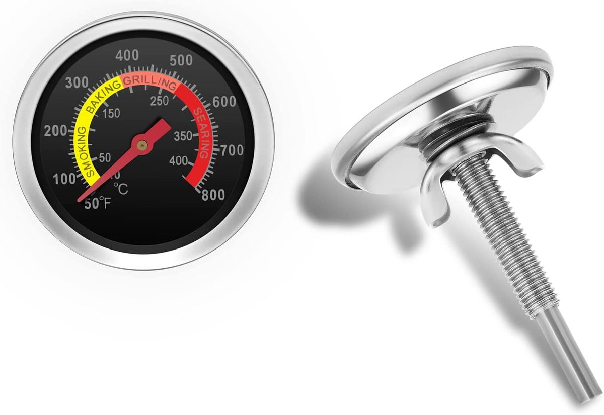 BBQ Thermometer For Grill Oven Internal Temperature Detector Stainless Steel Professional Cooking Accessory