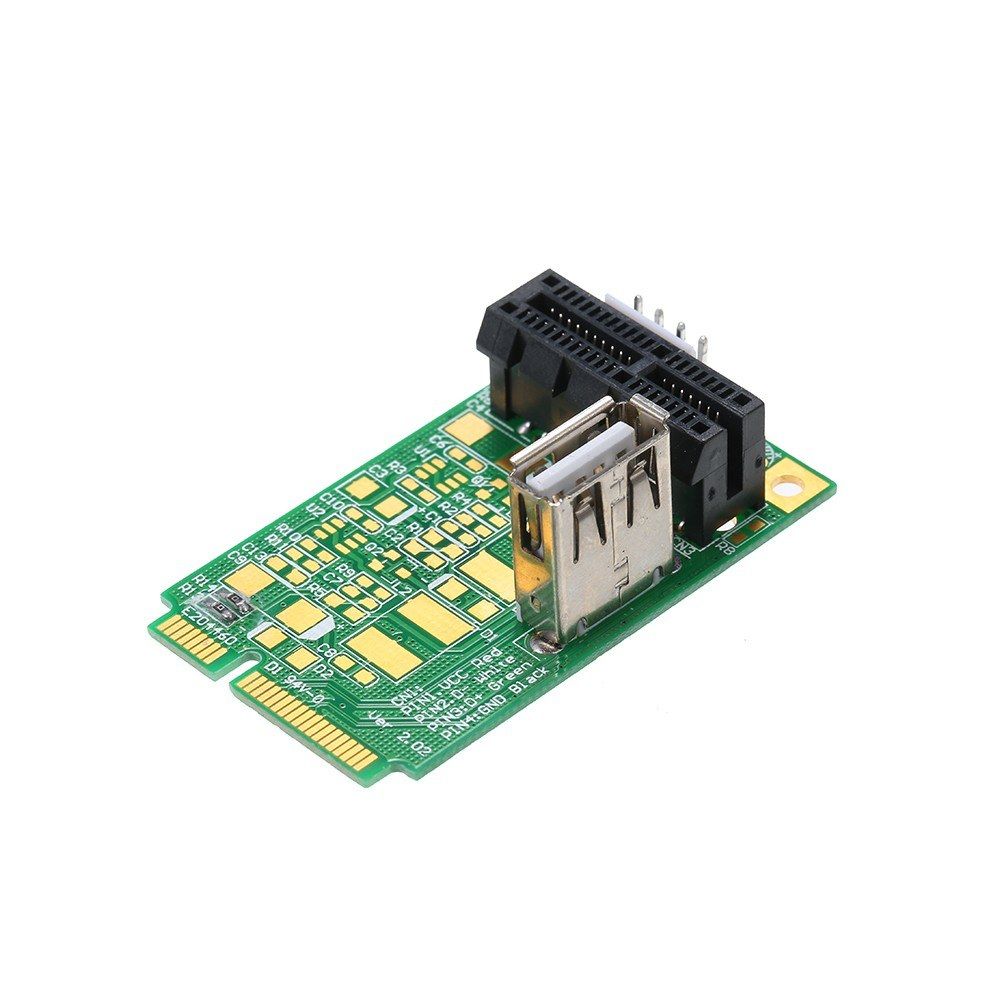 Mini PCIe To PCI Express 4x 8x 16x Slot Riser Card Adapter