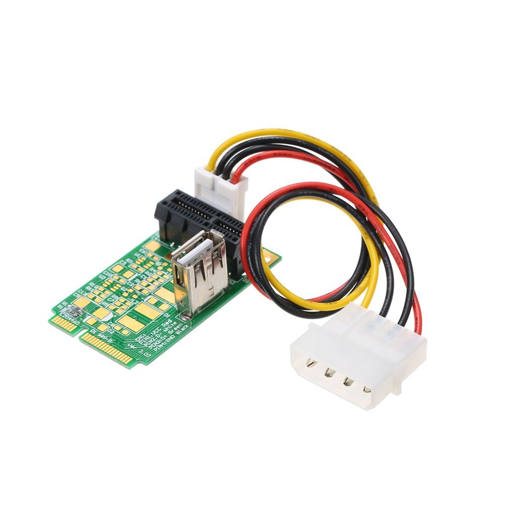 Mini PCIe To PCI Express 4x 8x 16x Slot Riser Card Adapter