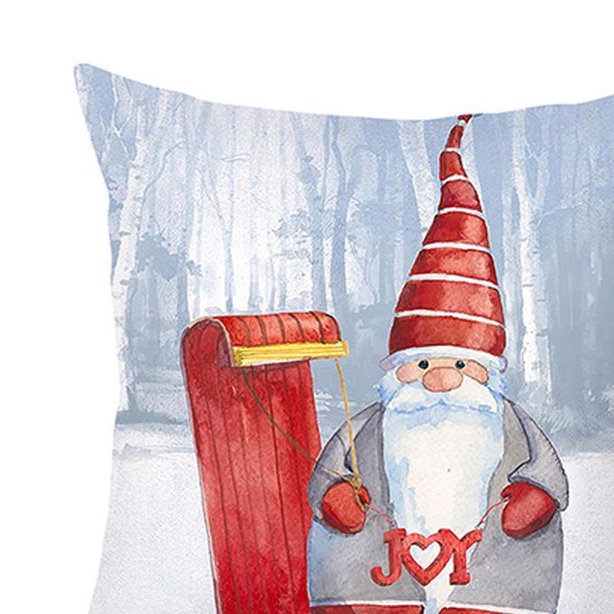 Pillow Case Faceless Gnome Pattern Easy To Stuff Polyester-