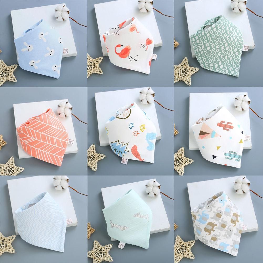 2PCS baby bandana bibs dribble bibs
