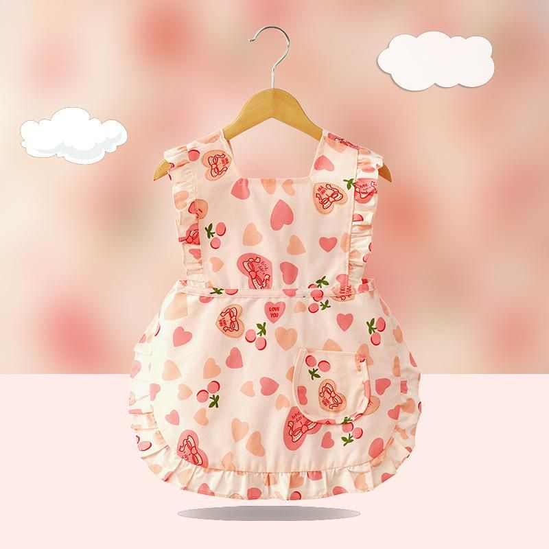 Dining Girl Baby Cover Waterproof and Dirty Proof Spring and Autumn Baby bib New Summer Thin Girls' and Children's Apron