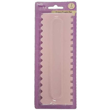 Cake Icing Scrapers 2-Pack, Pink