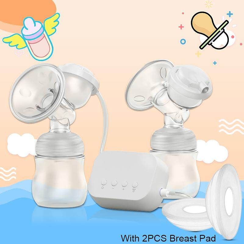 Electric Double Pump Suction Enlarger Breastpump Mom Milk Extractor USB
