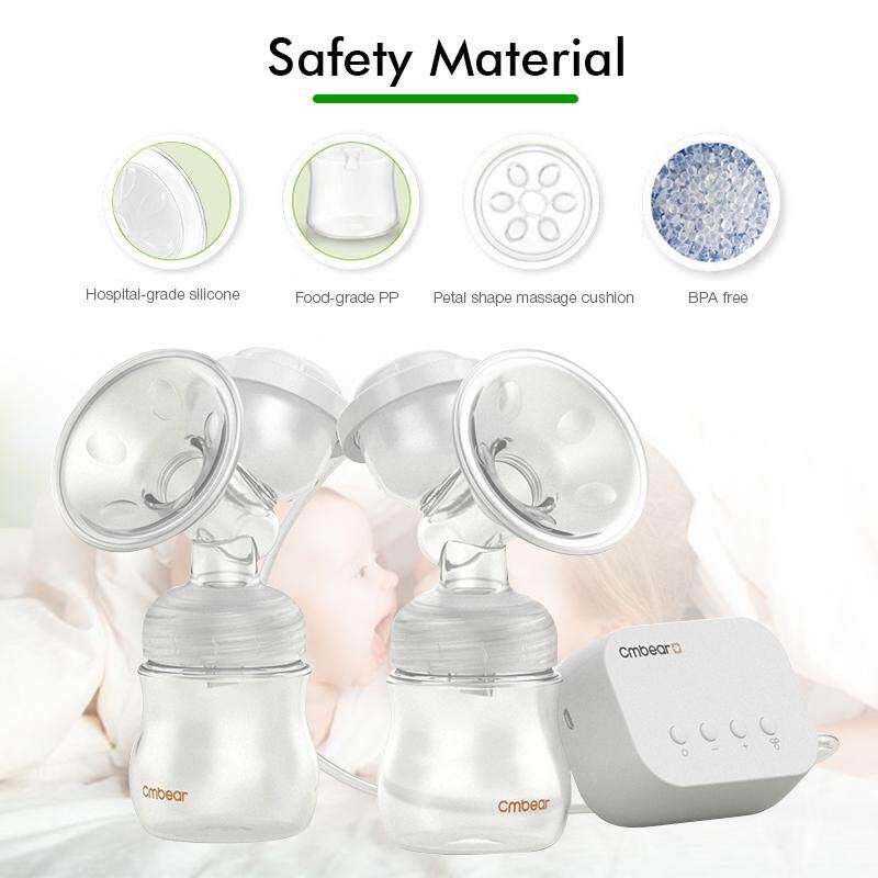 Electric Double Pump Suction Enlarger Breastpump Mom Milk Extractor USB
