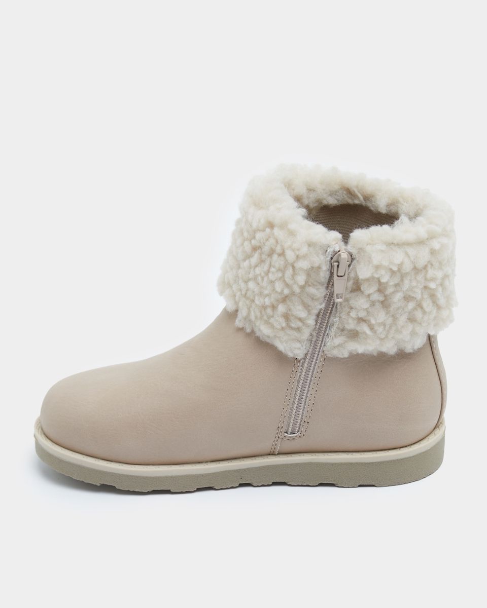 Baby Girls Top Fur Boot
