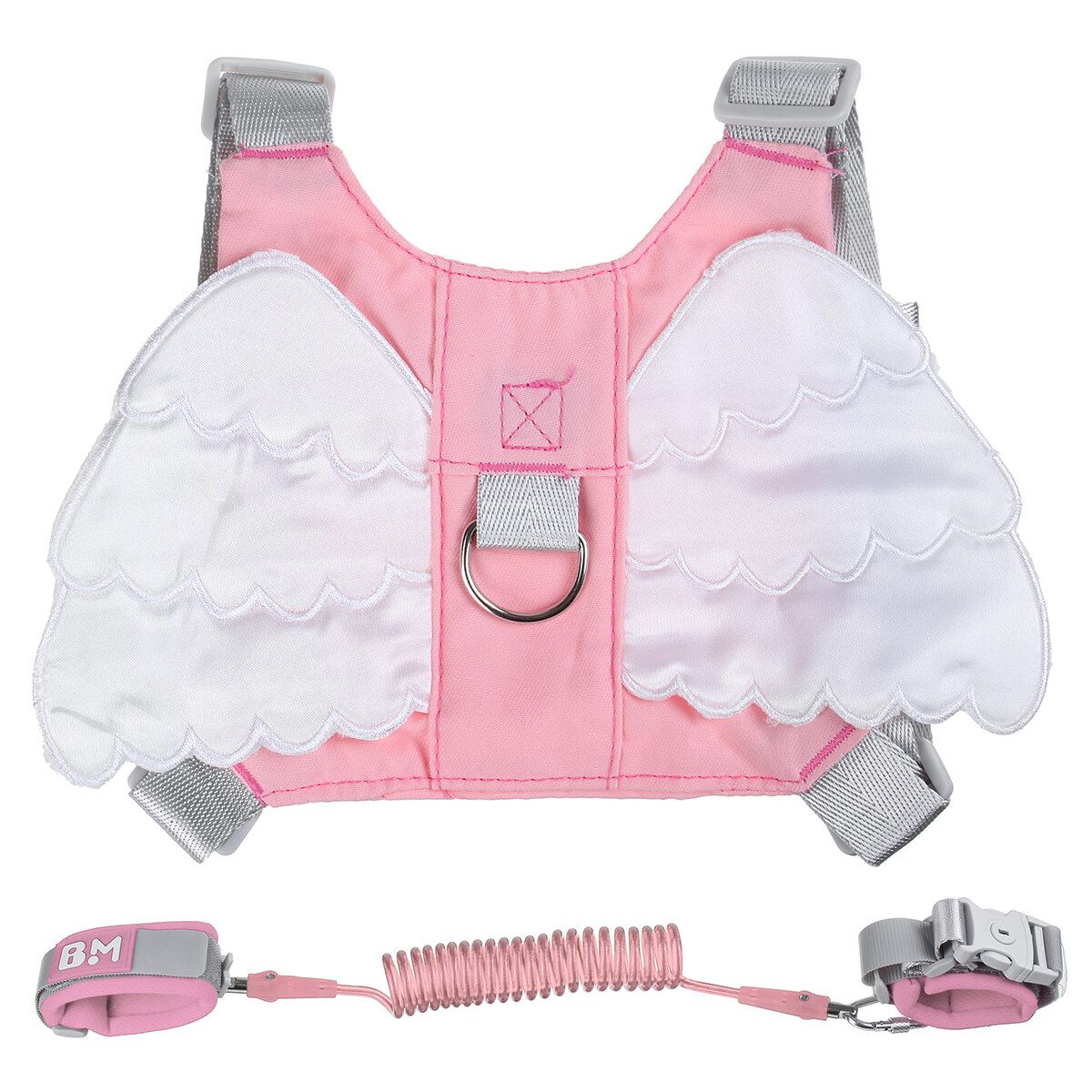 Anti Lost Kids Leash & Toddlers Wrist Strap 2.5 Meters Child Harness Child Safety Wristband Hand Belt Strap For 1 To 10 Years Old Child Pink Angel
