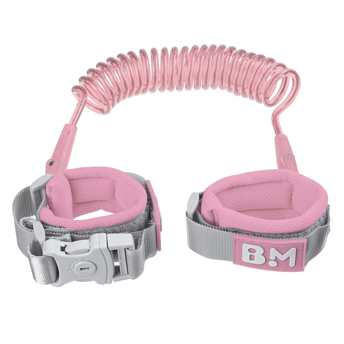 Anti Lost Kids Leash & Toddlers Wrist Strap 2.5 Meters Child Harness Child Safety Wristband Hand Belt Strap For 1 To 10 Years Old Child Pink Angel