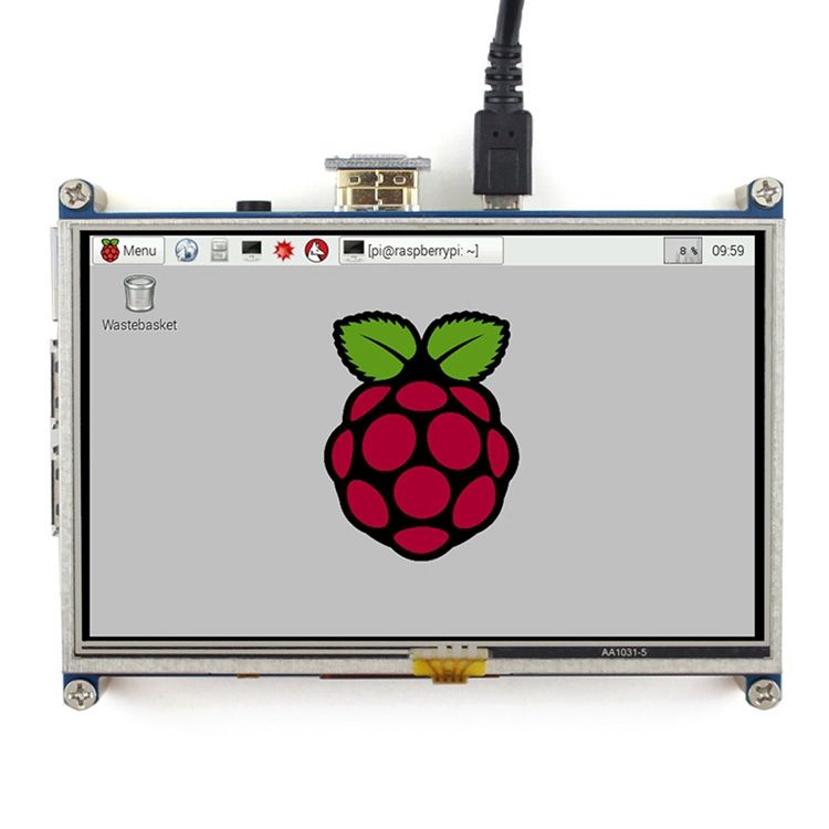 WAVESHARE 5 Inch LCD 800x480 Touch Screen For Raspberry Pi