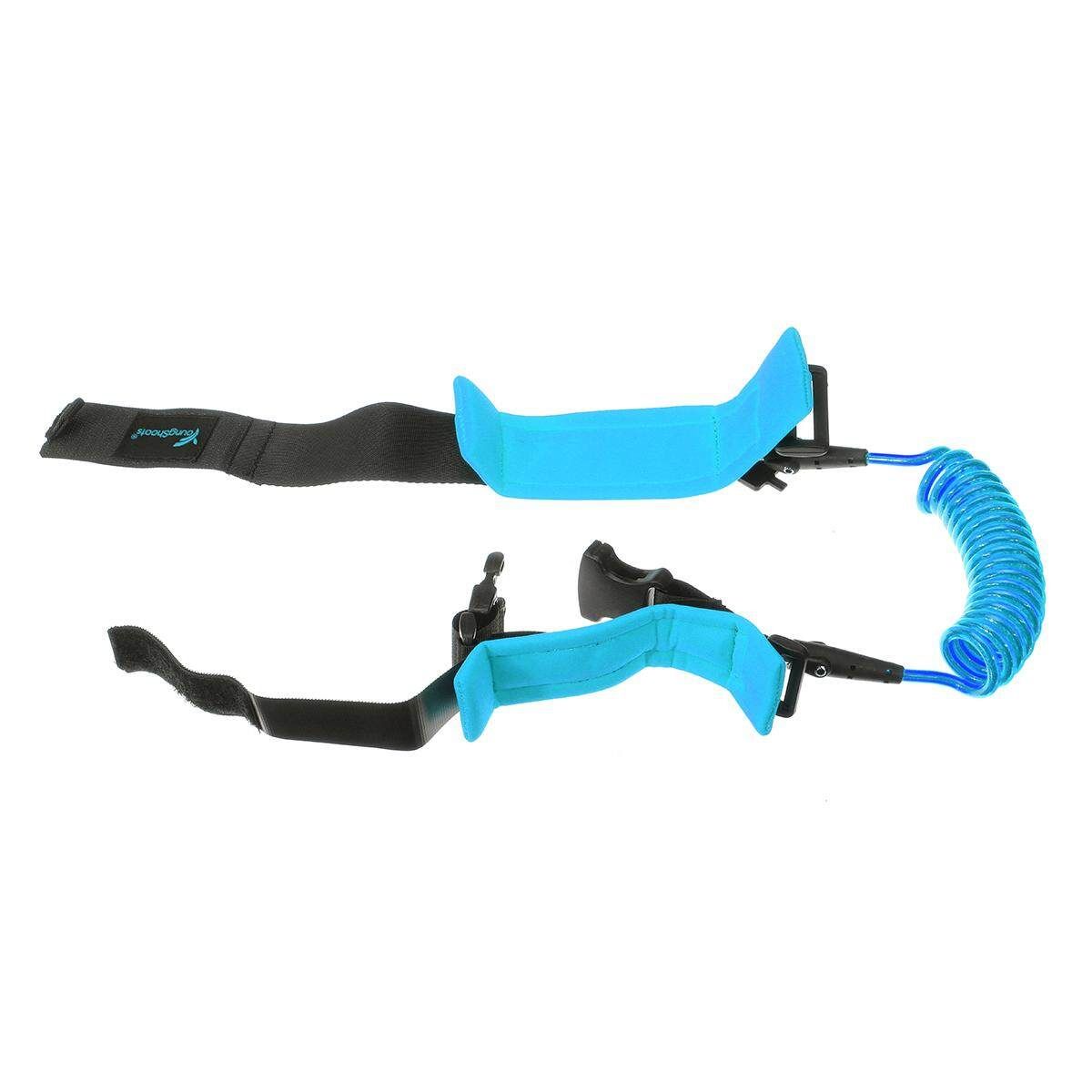 1.5m Kids Baby Harness Anti-Lost Wrist Band Child Safety Strap Waist Leash With Lock Blue 1.5 M Lock