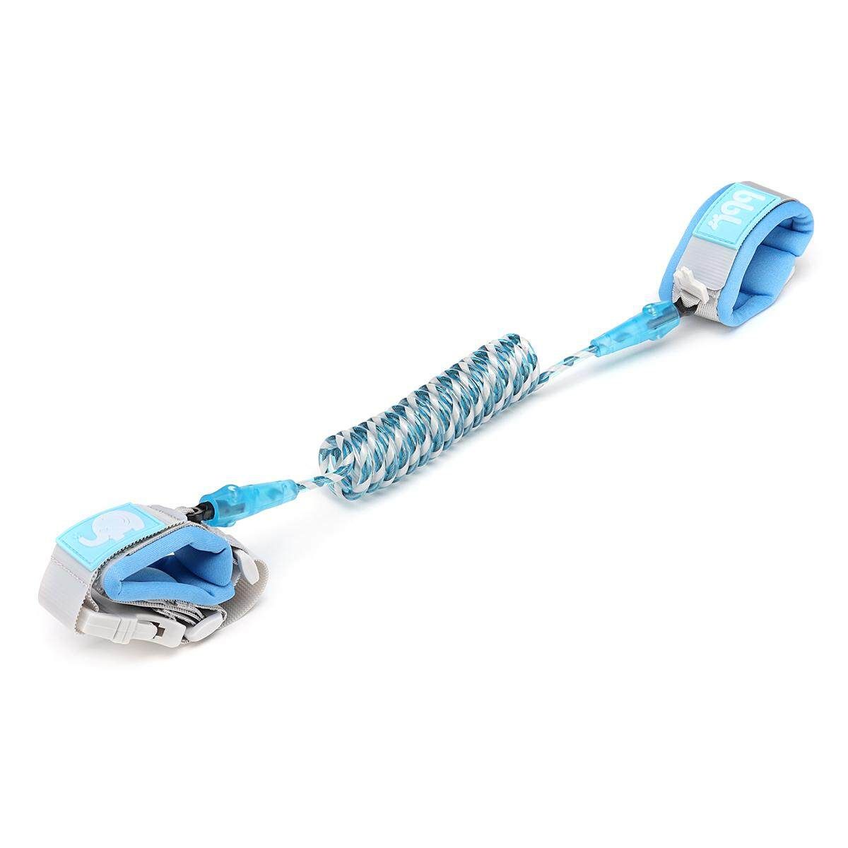 1.5M Kids Safety Rope Lock Anti-lost Night Reflective Harness Wristband Child Leash Blue