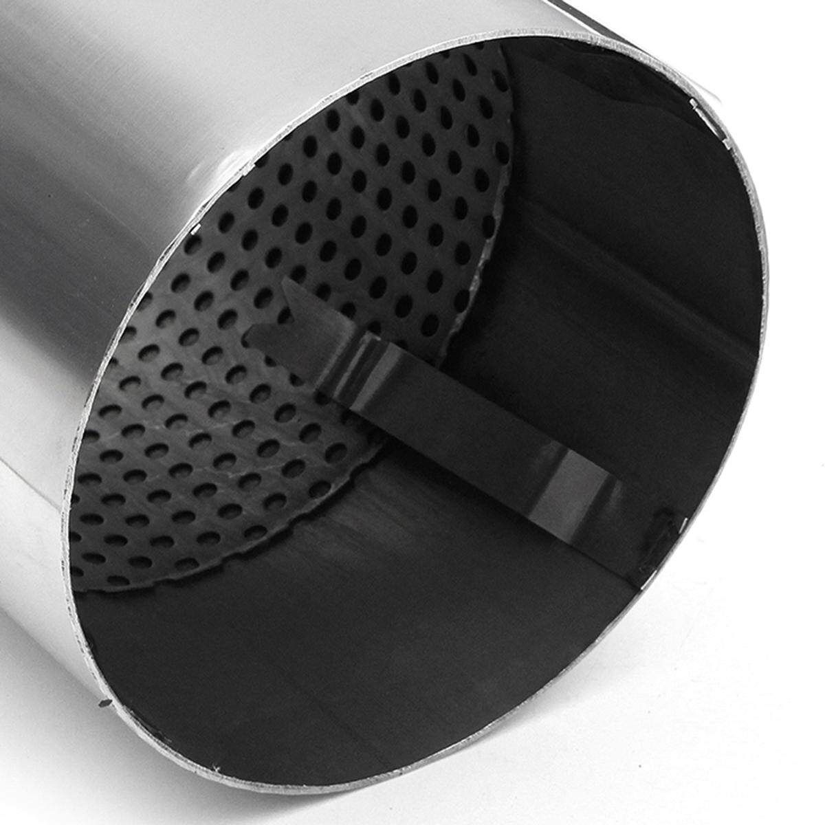 2PCS Car Sliver Chrome Rear Exhaust Mufflfer Tail Tip Pipes 304 For AUDI Q7 3.0