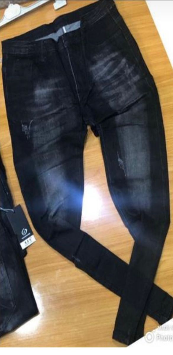 Mens Non Fade  Black Jeaan