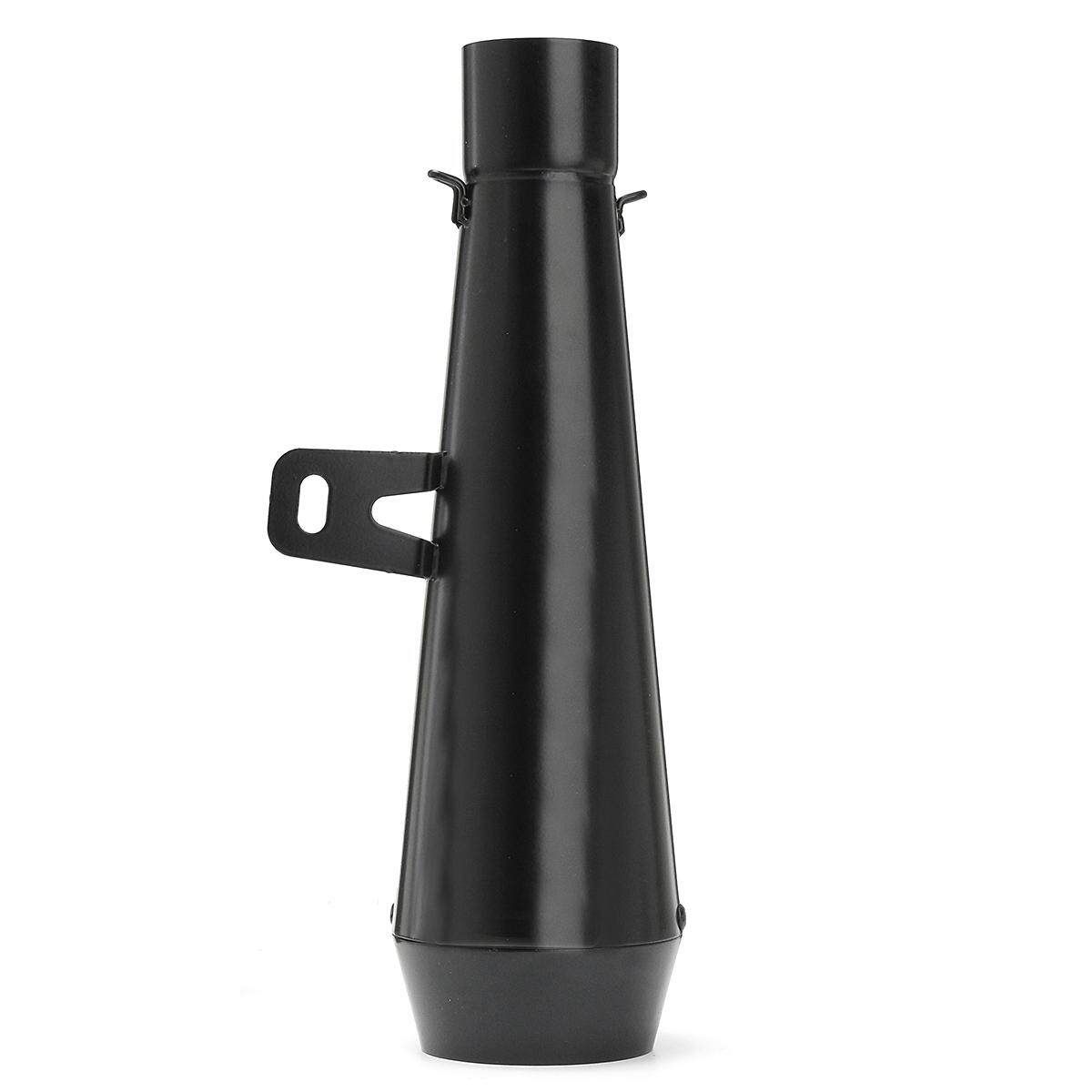Universal Black Exhaust Muffler Pipe Slip On Motorcycle Street Bike 38-51 Black Black